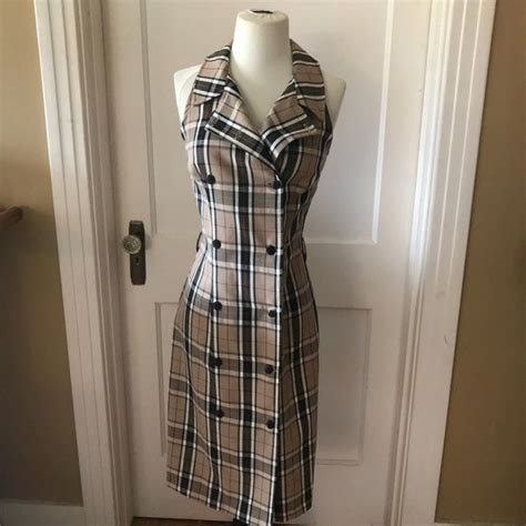 burberry inspired plaid dress|authentic burberry dress.